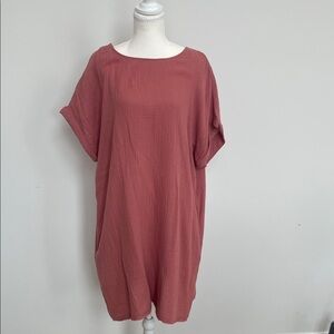 Charlie Paige Rust Midi Dress